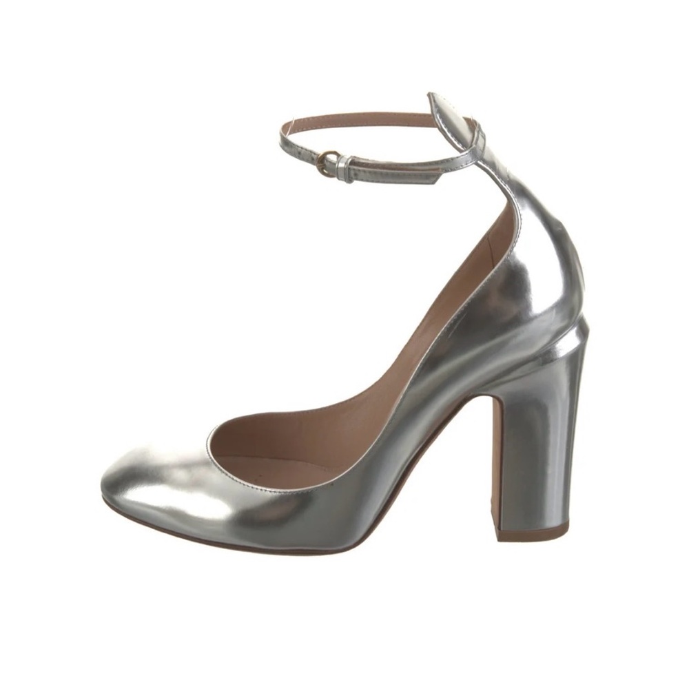 Valentino Women's Metallic Silver Heels